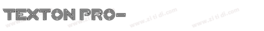 Texton pro字体转换